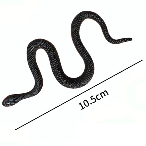 Falske slange leker gummi simulering slange leker 10 stykker realistiske slange leker spøk gaver for Halloween, aprilspøk