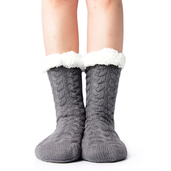 Herre Fuzzy Sutsko Strømper Fluffy Cozy Cabin Vinter Varme Fleece Bløde Tykke Komfortable