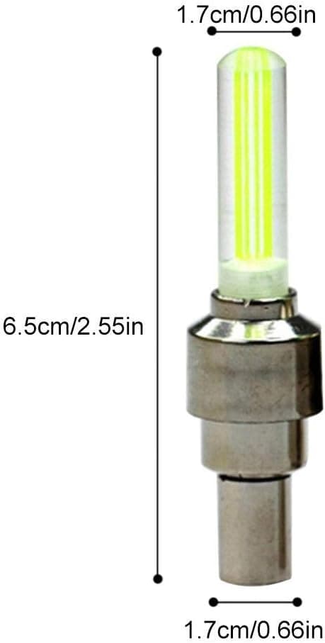 4-pack LED-cykelhjulsljus, 4 färger, vattentäta fram- och bakhjul