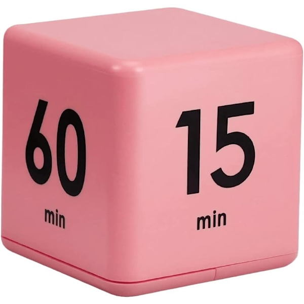 Rubik's Cube Timer-pink,15-20-30-60 minutes