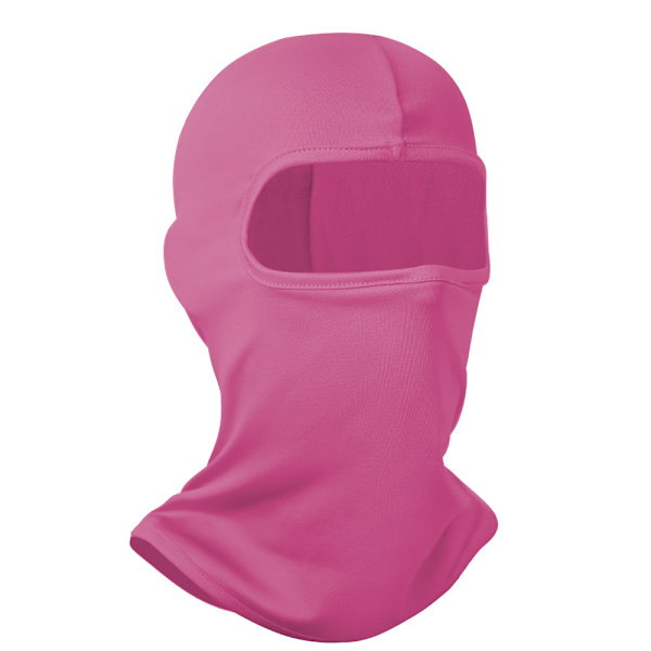 (Rosa) Balaclava Skidmask, UV-skydd, Halsduk för Motorcykel, M