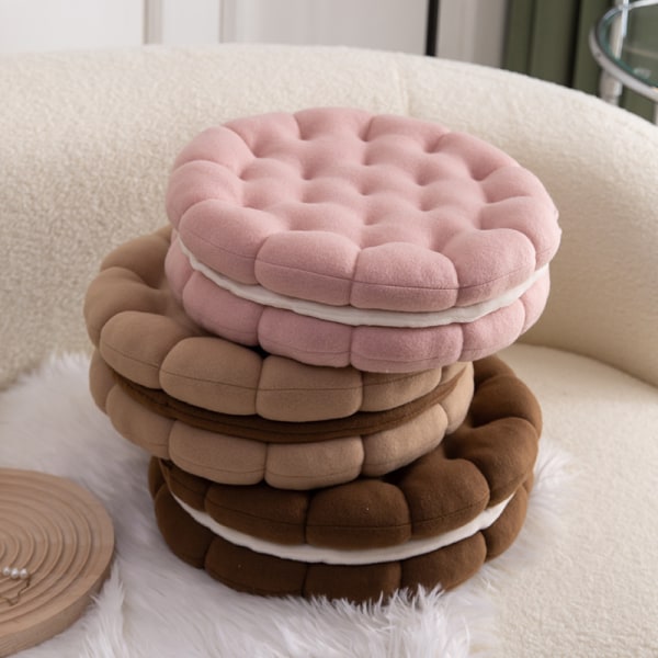Simulerad Sandwich Biscuit Kudde Soffa Kudde Ländrygg Säng P