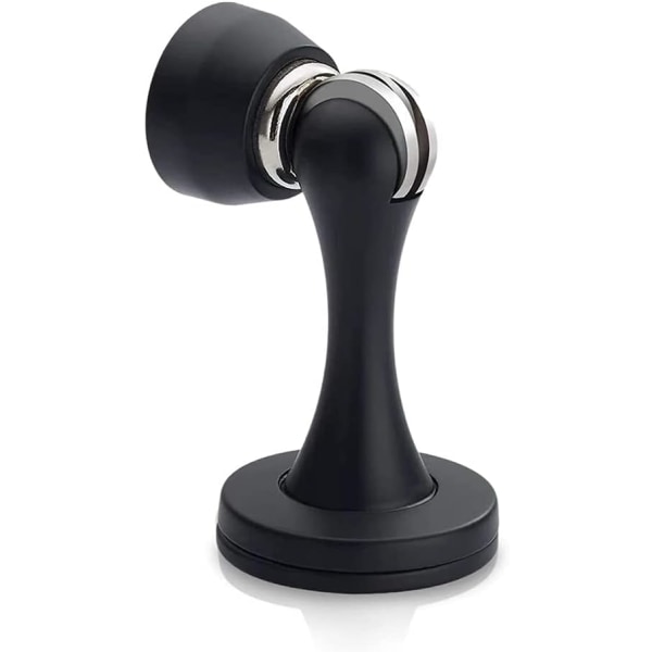 Magnetic Door Stopper, Black Door Stops, Wall Floor Mount Magneti