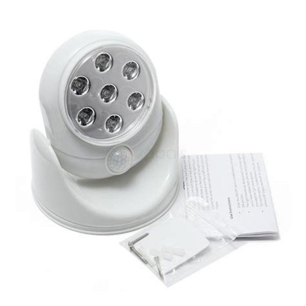 Trådlösa 7 LED-lampor med rörelsesensor – Justerbar till K