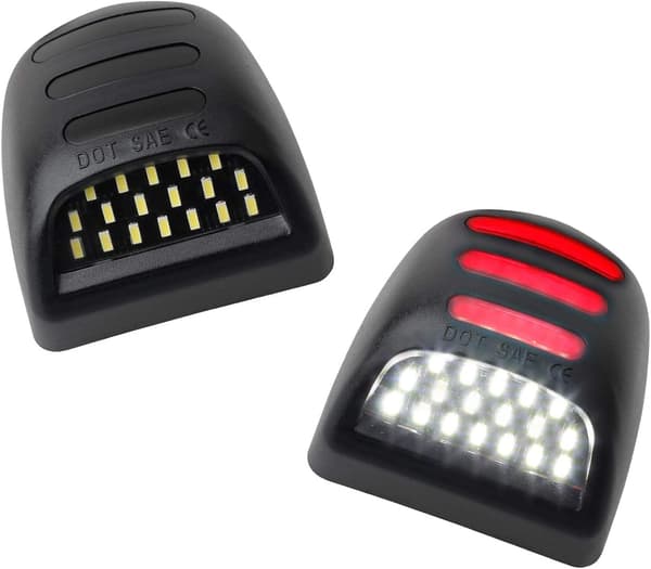 2-pack LED-skyltbelysning med röd OLED-neonslang, kompatibel