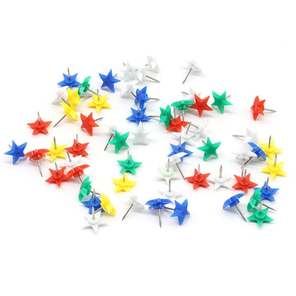 400 stk. hjerteformede dekorative trykknapper 5 farver plastik tryk