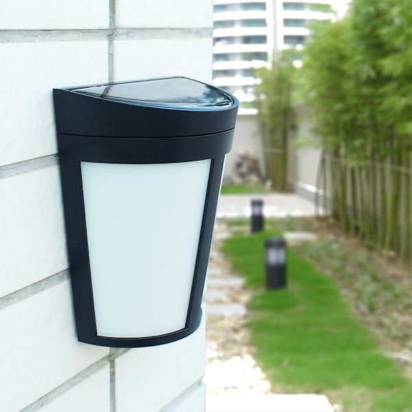 4 st LED Vägglampor Postlampor Utomhus Utomhus Vägglampa Utomhus Rörelsesensorlampor Vägglampor Sol