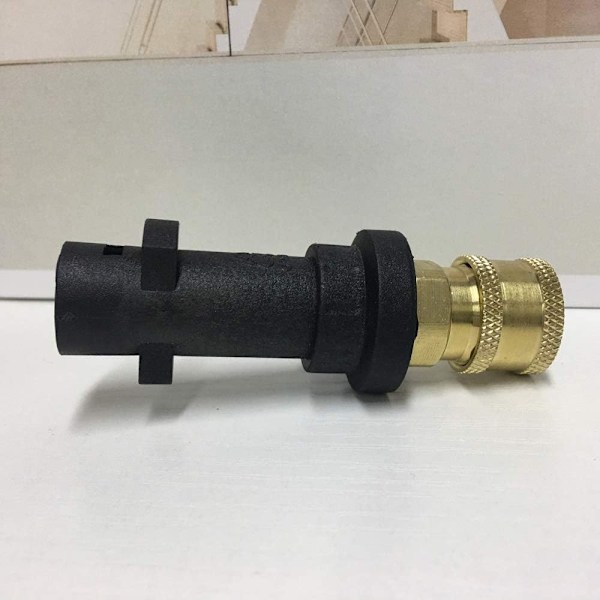 Adapter for høytrykkspylerpistol med 1/4'' hurtigkobling hunn-tilkobling, kompatibel med Karcher/Kärcher