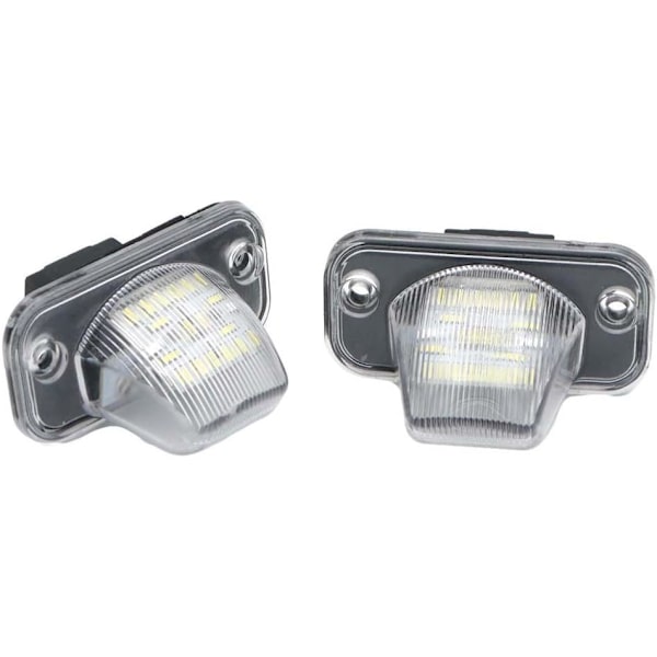 2 stk 18SMD LED-skiltlysnummerlampe for V/W Transporte