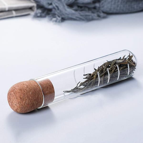 2 stk. varmebestandig glas teinfuser, klar tefilter, te tu
