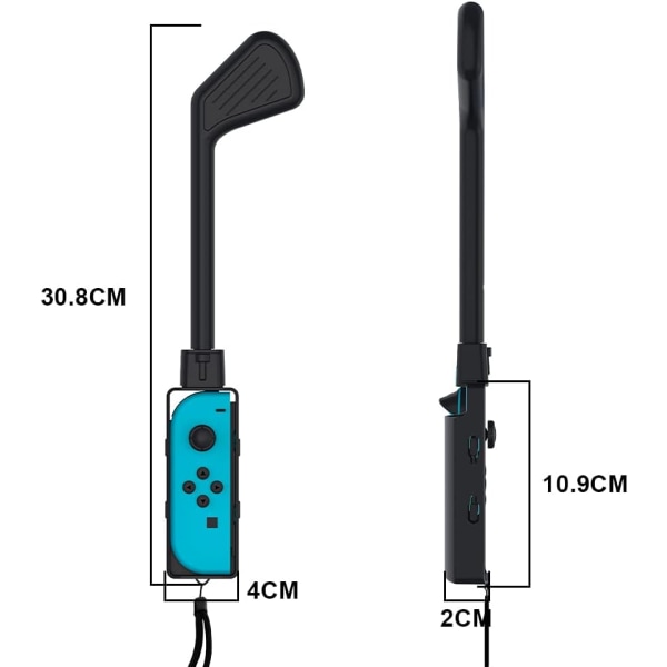 Golf Culb for Joy-Con Controller, Sports Game Accessories for Ma