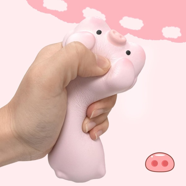 (Vaaleanpunainen sika) Söpö rannetuki Hiiri työpöydälle Ergonominen Kawaii