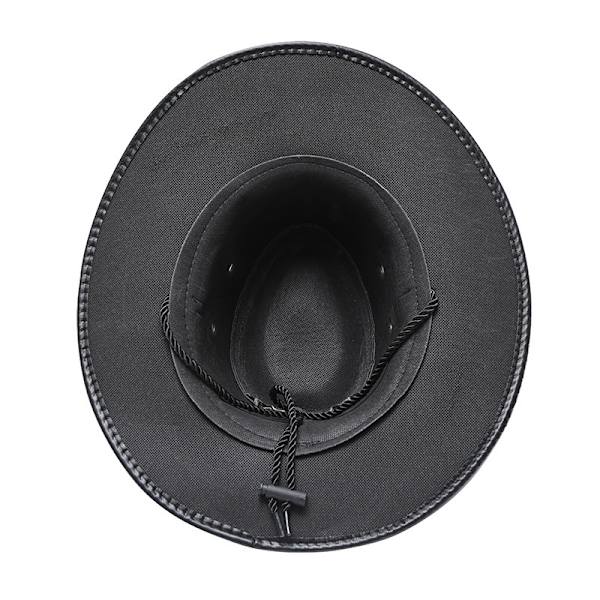 Läderhatt Westernhatt Cowboyhatt Australisk hatt Läder G