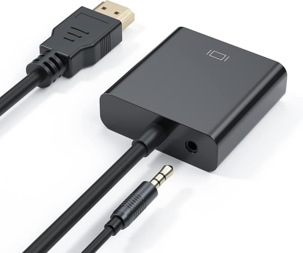 HDMI til VGA-konverteradapter med lyd - Tilslutter en HDMI-kilde