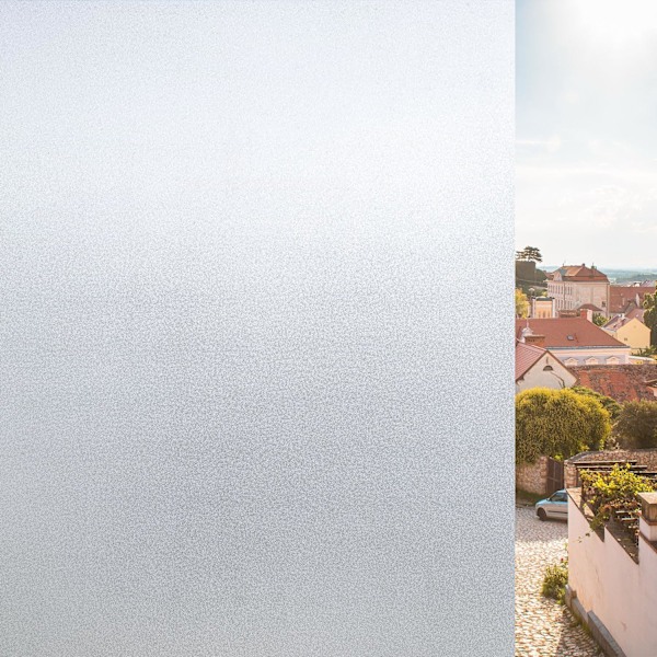 (45x200cm) Fönsterfilm, statisk fönsterfilm, anti-ultraviolett, antireflex (Frostat)