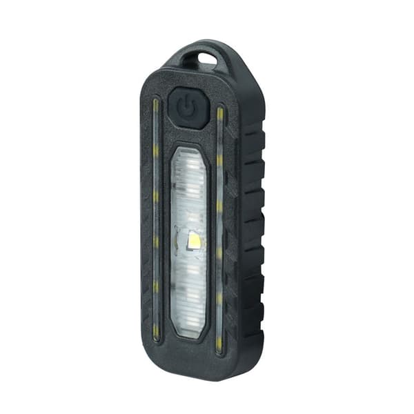 Sort cykellys Genopladelig LED Forlygte og Baglygte, The J