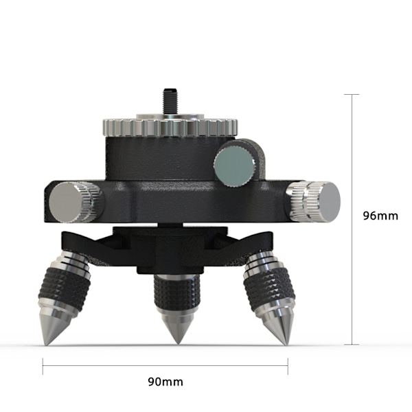 Laser Niveau Stativ Adapter - 360° Justerbar Drejelig Base