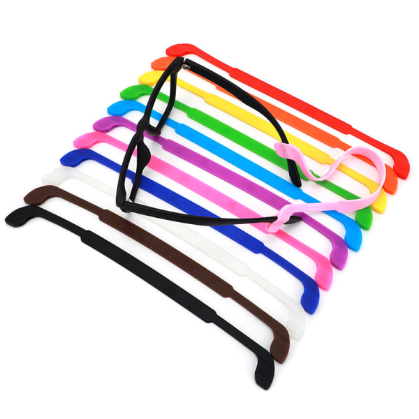 12 Pack Glasses Strap Anti-Slip Silicone Eyeglass Strap Eyewear R