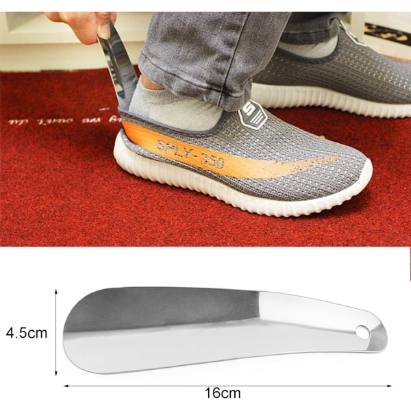 (Hopea) ruostumattomasta teräksestä valmistettu kenkätorvi, 16 cm erittäin vakaa kenkätorvi wi
