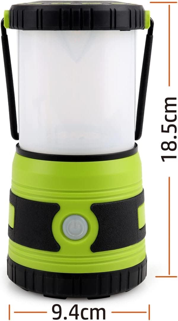LED campinglampe 1500 lumen 4 lysmoduser, Nødlampe I