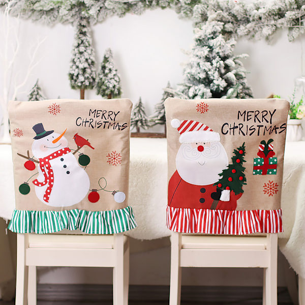 2 stycken julstolsöverdrag, storlek 1 A