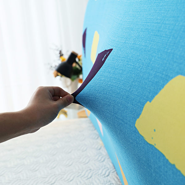(150-170cm,Färgglad skog) 1 st sänggavelöverdrag stretch sänggavelöverdrag för king size-säng
