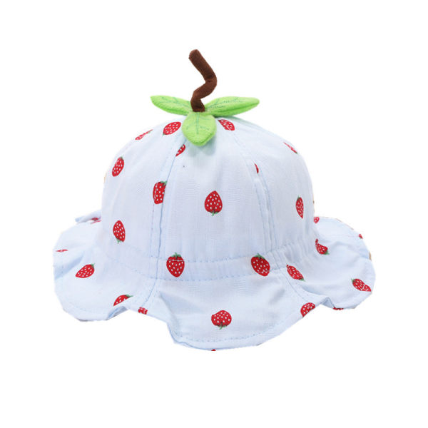 Baby solhatt Toddler Summer Beach solskydd bucket hattar för baby flickor