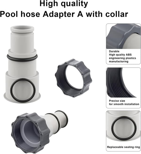 Adapter för pool slang, Adapter för pool slang, Adapter A