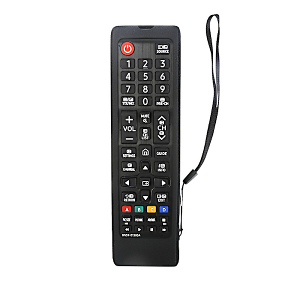 Svart universell fjärrkontrollskydd kompatibel med Samsung BN59-01199F/01303A Smart TV-fjärrkontroll