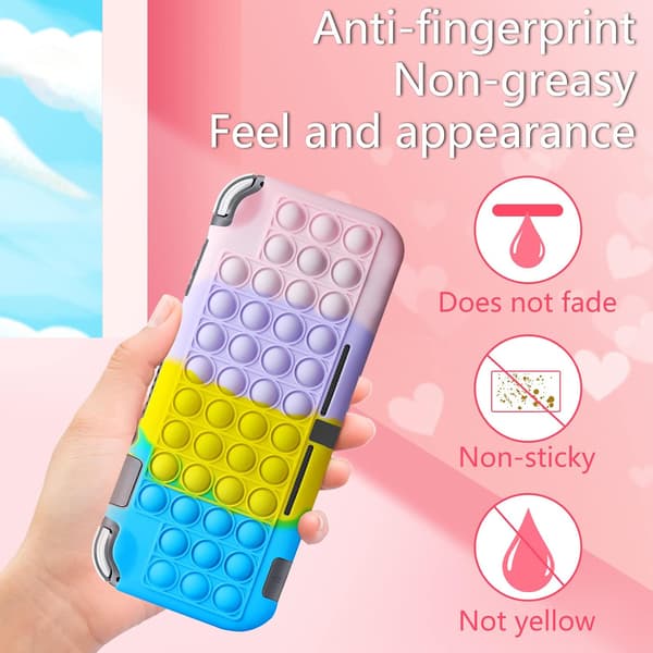 Bubble Case Kompatibel med Nintendo Switch Lite Beskyttende Etui