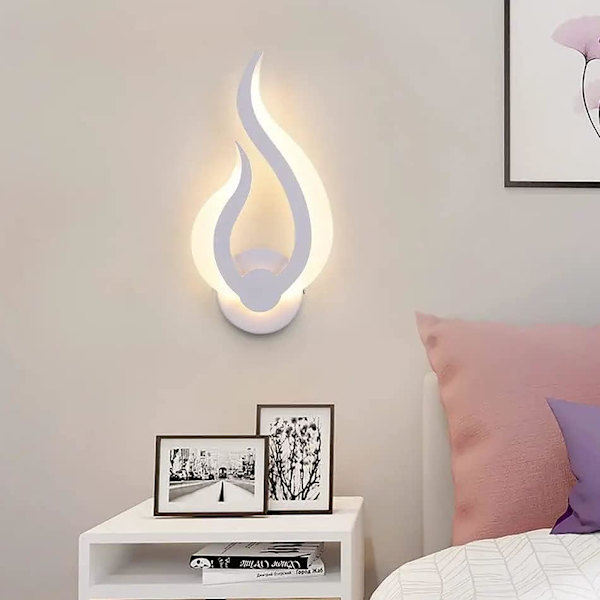 Indendørs LED væglampe, Kreativ Flammeformet LED væglampe, Mode