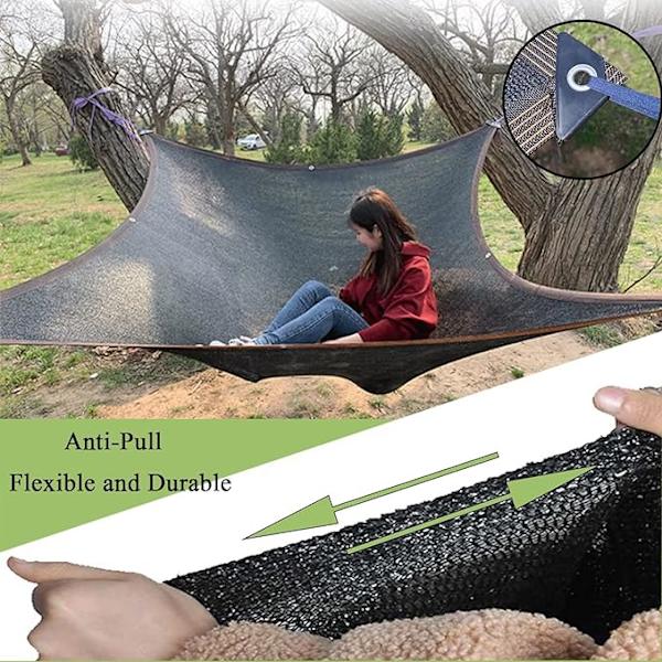 Skuggnät - Trädgårdssolskyddsnät med öljetter Utomhus solskydd för pergola, uteplats