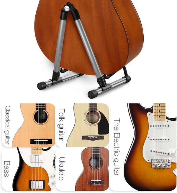 Foldbar Guitarstativ Universal Foldbar Guitarholder Guitar Res