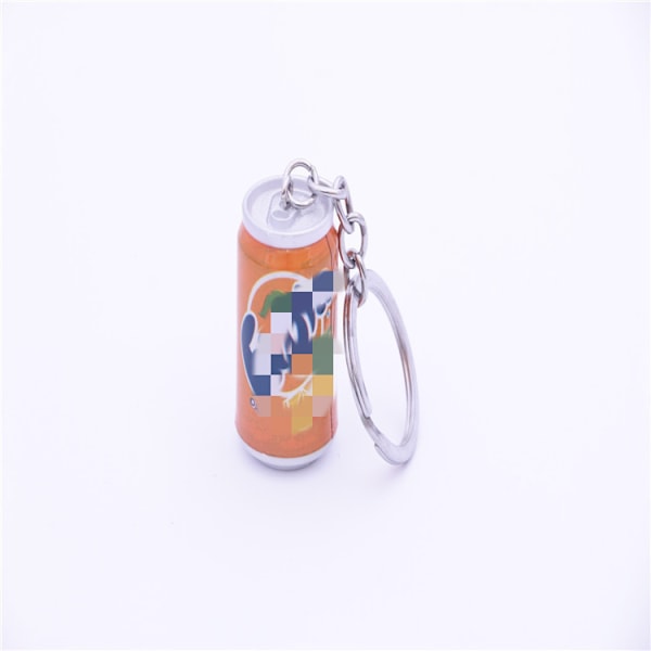 Sød Mini Cola Sprite Vil Gå Dåse Emulering Drik Keychain Kaffe Øl Flaske Taske Vedhæng Lille Gave