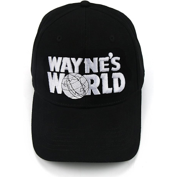 Baseballkeps, Wayne's World broderad, unisex keps för vuxna