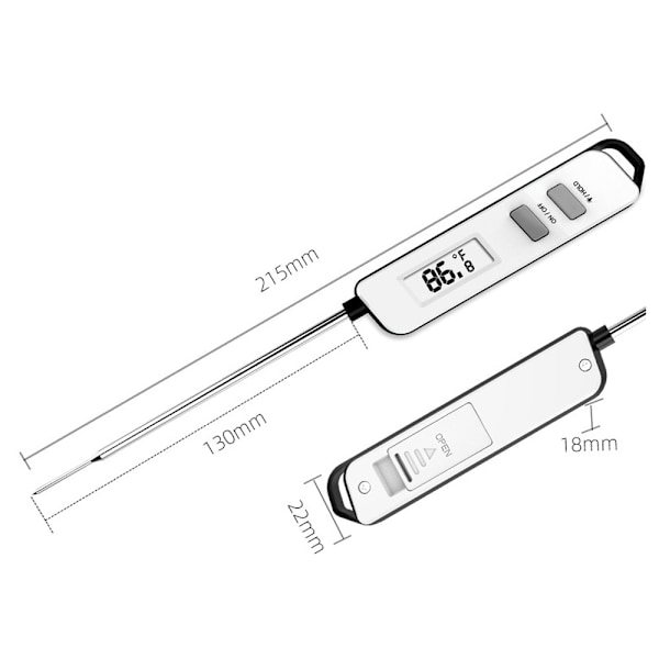 Kötttermometer, omedelbar avläsningstermometer digital matlagning