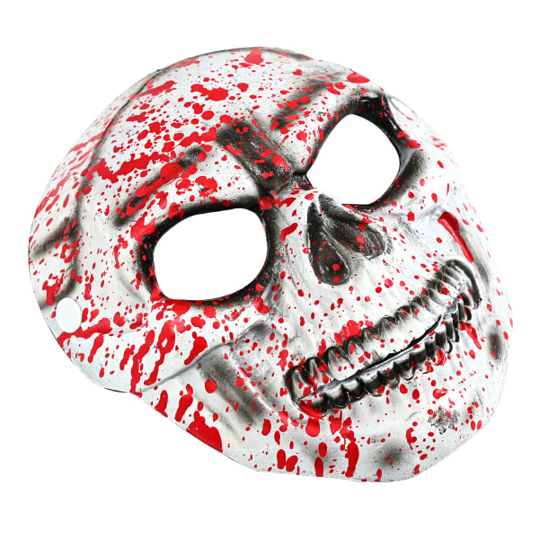 Halloween Day of the Dead 3D Soft PU Foam Skelettmask med Bloo