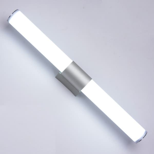 LED Badeværelsesskab Spejllys, 40cm, 16W, Sølv