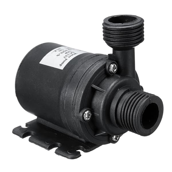 12V borstlös nedsänkbar vattenpump 800L/H 3M för fontän pool solcirkulation