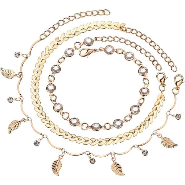 Anklet Gold Star Anklets Multilayer Beach Foot Chains Jewelry Acc