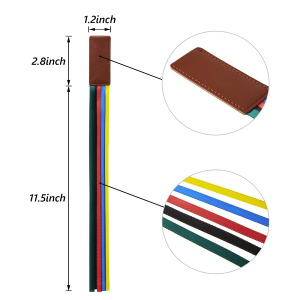 4 kpl Tekokangas Nauha Kirjanmerkkejä Kirjanmerkkejä 5 Värikkäällä Nauhalla Kirjanmerkkejä Raamattuun Romaaneihin Y