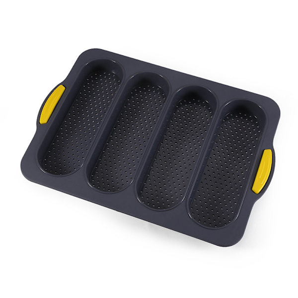 Brödform Set om 1 med fyra bullar Fransk brödform brödform non-stick