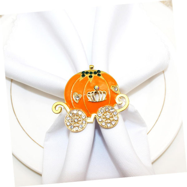 2 st julservettringar Halloween servettringar Thanksgiving servett spänne strass