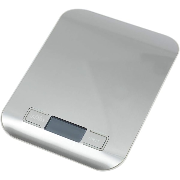 Digital köksvåg 10 kg 22 lbs, Premiumkvalitet rostfritt stål elektronisk kök