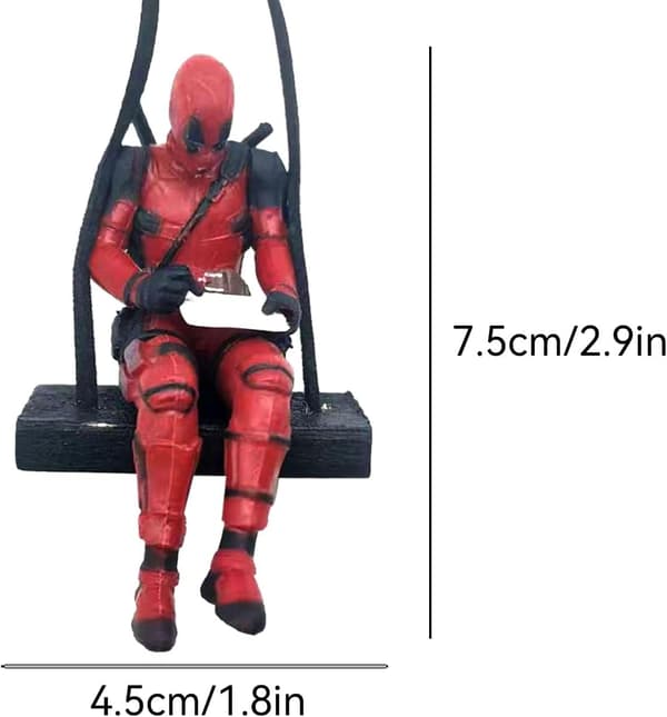Deadpool-biltilbehør, bilens bakspeilheng, interessant ca