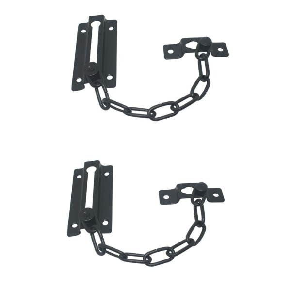 Chain Door Guard with Lock - 2 Pack Chain Lock Door Guard, Sturdy and Rust-