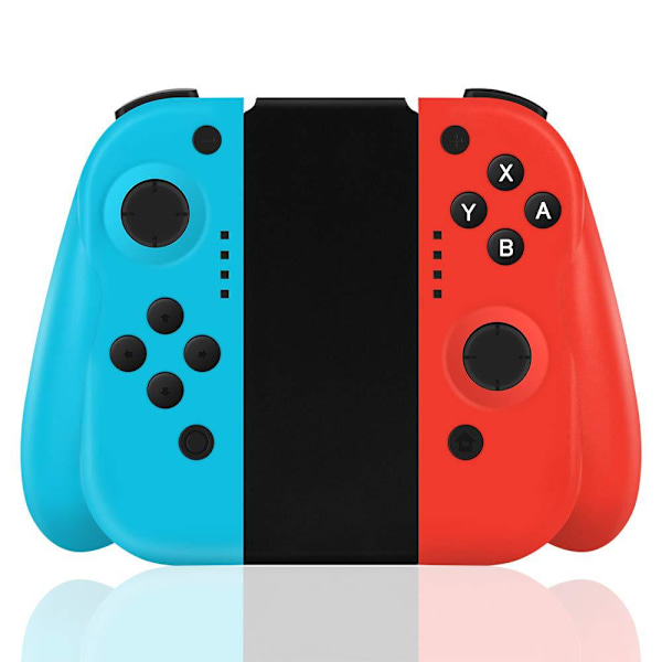 Trådløs L/R Joypad-controller kompatibel med Nintendo Switch/Switch Lite – Blå/Rød, Joy-Con-controller-erstatning til