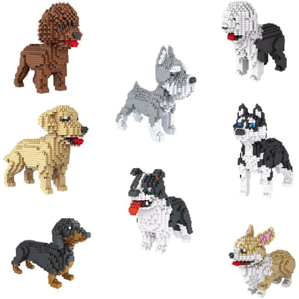 （Jul）Figur å sette sammen med nanoblocks (stil 2)