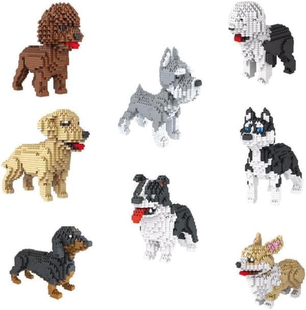（Jul）Figur til samling med nanoblocks (stil 7)