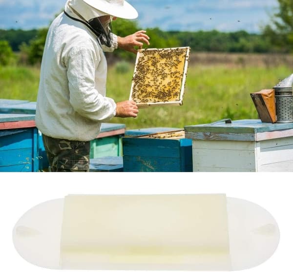 4PCS Bieflukt Tilbehør Plast Honeycomb Bieholder Biehive